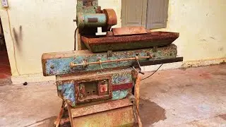 🛠️ Restoring a Massive Rusted HISADA Industrial Crusher | Full Capacity Revival 🔧⚡