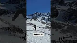 Trekking al Glaciar Martial con mucha nieve