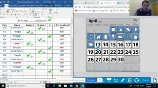 Number Corner  April Calendar April 13 18 Part 1