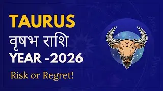 Vrishabh Rashi 2026 Prediction | Taurus Horoscope 2026 | Career, Marriage, Money & Health