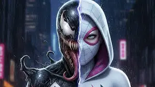 Spider gwen she venom transformation animation 🫣