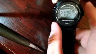Alarm Chronograph Electro Luminous - Set Military Time, Set Alarm Clock