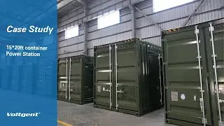 12 x Genset Container with 3 x ATS Container Power System