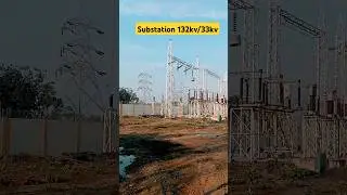 Substation Switchyard wave trap #automobile #electronicenginner #electronics #construction #electron