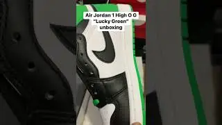 Air Jordan 1 High OG &ldquo;Lucky Green&rdquo; unboxing #jordan #jordan1  #jordanshoes #jordan1high