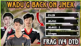 WADU G Back on JMEx 🔥 | JMEx FRAG 1v4 DTD | RAW vs JMEx 4v4 Clash | Clash with kvn