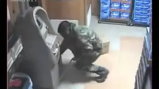 ATM Robbery Caught On CCTV cameras