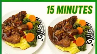 Perfect Stewed Pork Chops, Ready in 15 Minutes