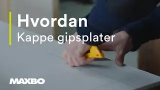 Hvordan kappe gipsplater