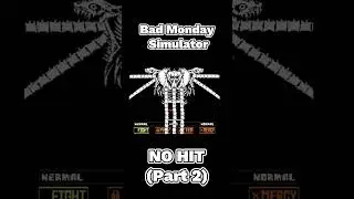 [NO HIT] Bad Monday Simulator Part 2 #nohitrun #undertale #sans #garfield