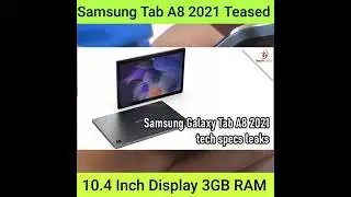 🔴Samsung Tab A8 2021 Teased😀UNISOC T618 Processor❤️#shorts #vinayjingar #samsungtaba8 #unisoct618