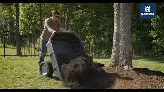 Husqvarna DC1000p Poly Swivel Utility Dump Cart