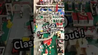 My LEGO Classic Town Layout #lego #legoroom #90slego