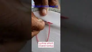 Embroidery Dandi tanka #embroiderydesign