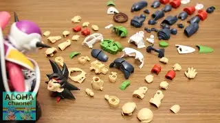 DRAGON BALL STOP MOTION BARDOCK & GOKU VS FRIEZA FIGURE RISE STANDARD PLASTIC MODEL #dragonball