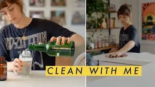 Home Reset Routine & Clean with Me - Zero Waste Cleaning