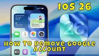 Как удалить аккаунт Google iOS 26