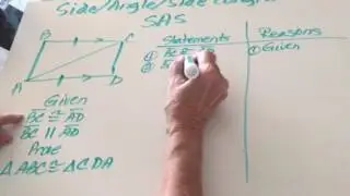 Side angle side congruence proof