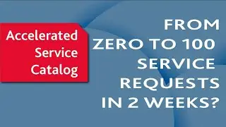 Accelerated Service Catalog Demo
