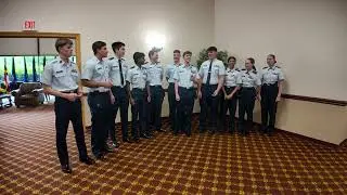 2025 NJ Flight Academy Cadets Singing the National Anthem
