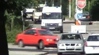 SEG BRK + Malteser + Zivilwagen Polizei