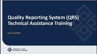 1 14 26 QRS Technical Assistance Training
