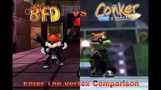 Conker's Bad Fur Day Vs Conker Live & Reloaded - Enter the Vertex Comparison (Matrix Parody)