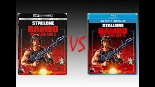 ▶ Comparison of Rambo: First Blood Part II 4K HDR10 vs Rambo: First Blood Part II Blu-Ray Edition