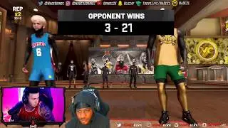 NaDeXe vs JGoated & Tio2k $500 Wager on NBA2K20 | Best of 7 | Reaction