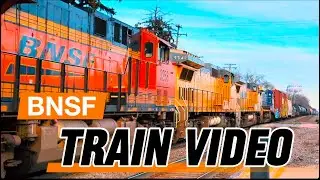 💥 Epic Train Video: BNSF Freight Train Passing in Plano (HD)