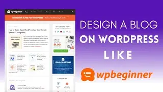 How to design a Blog Page On WordPress - Customize Blog Page on WordPress #wordpress