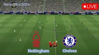 🔴LIVE : Nottingham vs Chelsea | Premier League, Round 8, - Video Game Simulation