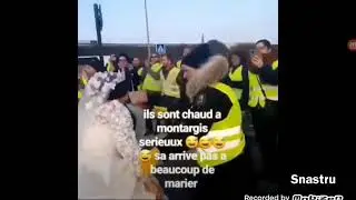 Moment dr&ocirc;le des Gillets jaune