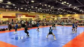 May 4, 2025 DCU volleyball Blue Angels at Regional championship games 