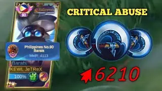 CORE BARATS BUILD 3&times; BERSERKER FURY [ CRITICAL ABUSE ]BEST BUILD ON 2023 | MLBB🦖