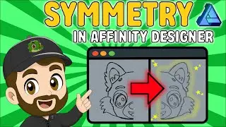 🎨 Affinity Designer Tutorial – How to Do Symmetry (Step-by-Step)