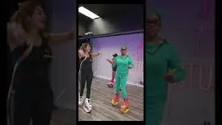 Jumping Rope in rebound boots with World Record Holder Annie Jean Judis @anniejeanbelljudis1072