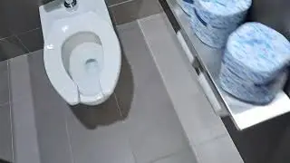 Office Building Men's Restroom with New AS Fixtures
