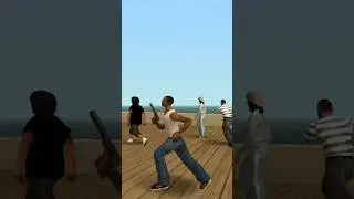 Gta sa Mod CJ walks like a girl and uses a weapon from the front as well |Gta sa mod| San Andreas