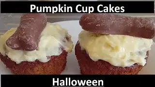 Halloween Pumpkin Cup Cakes | Halloween Delights | Cooking Around The World