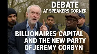 Heiko Khoo @ Speakers Corner debates billionaires, capitalism & Jeremy Corbyn's new party