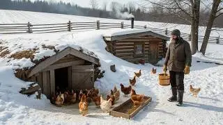 He built an underground chicken coop and saved all the chickens during the February blizzard.