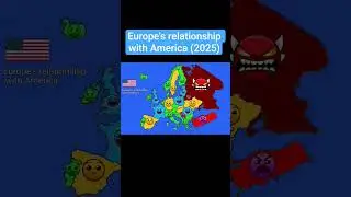 #shorts -Europe's relationship with America 2025 data