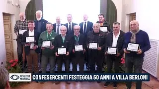 Confesercenti festeggia 50 anni a Villa Berloni