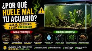 🦨 ¿POR QUÉ MI ACUARIO HUELE MAL? | CAUSAS, SOLUCIONES Y PREVENCIÓN 🦨