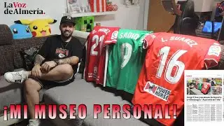 ¡EL MUSEO SE ABRE! 📸 El periódico vino a mi casa a mostrar MI HISTORIA con la UD Almería 🏆