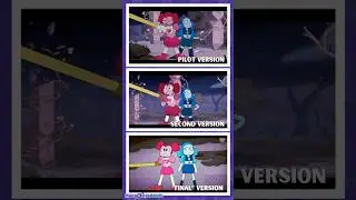Yellow Spinel appears, the same scene but three versions #animation #bluespinel #stevenuniverse