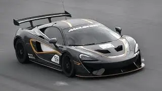 McLaren 570S GT4 Race Car Testing At Monza Circuit!!