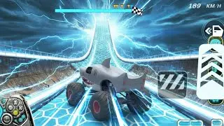 💥 “Shark Monster Truck + Mega Ramp = Pure Madness!”
