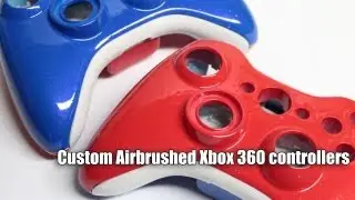 Custom Airbrushed Xbox 360 Controllers